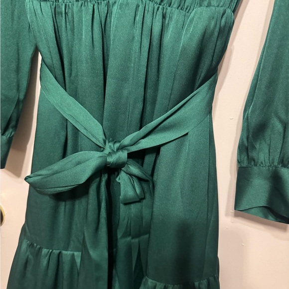 Lane Bryant Dark Green Long Sleeve Dress NWT - Picture 2 of 6